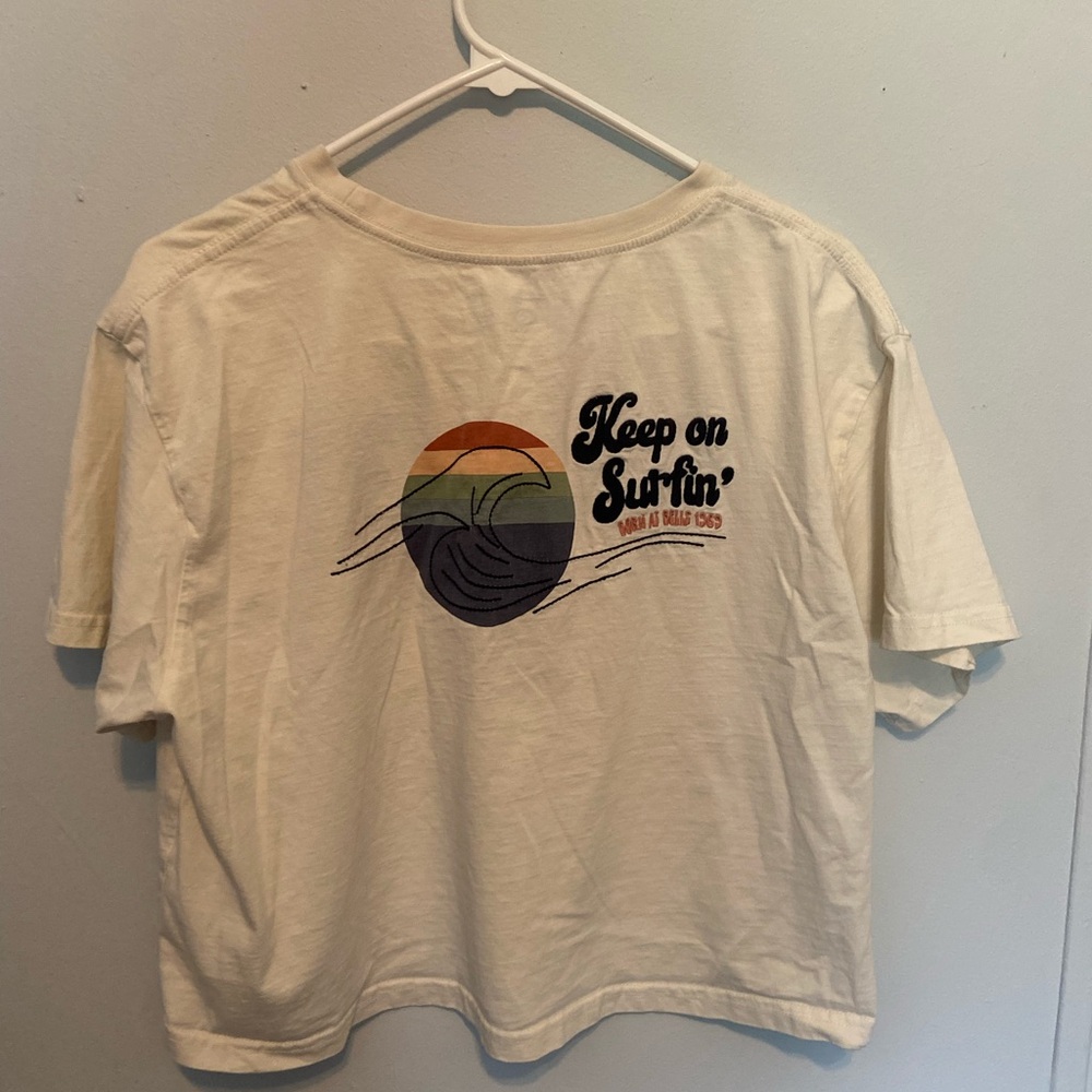 Ripcurl Keep On Surfin Crop Tee Bone | Size M - image 5